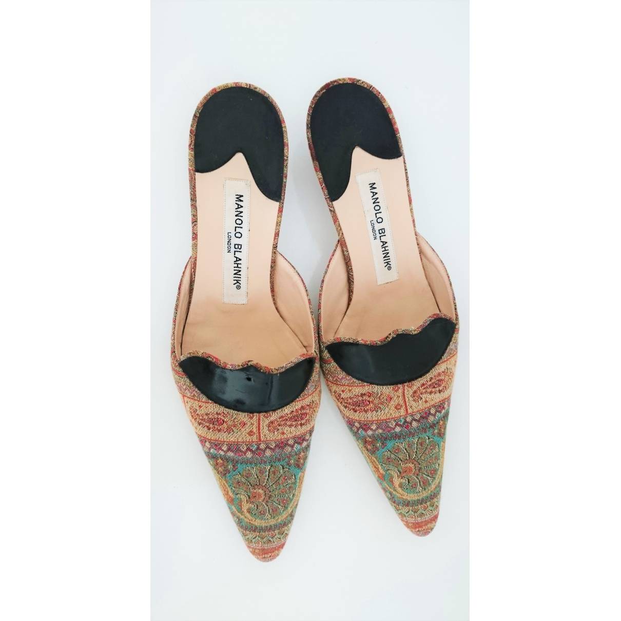 Buy Manolo Blahnik Maysale cloth sandals online