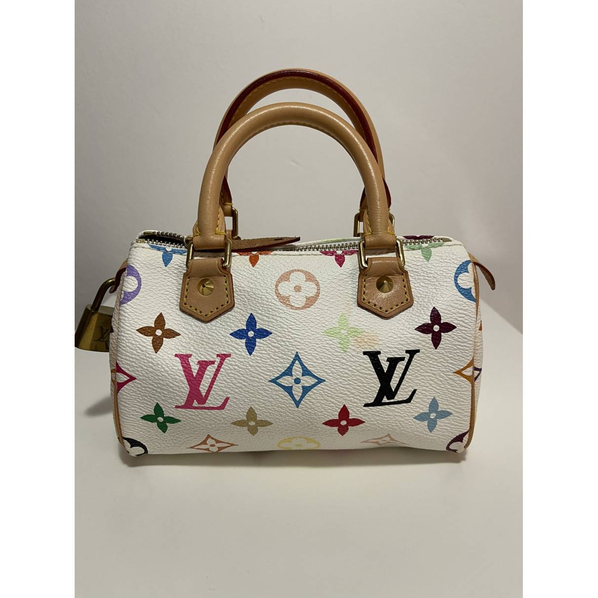 Nano speedy / mini hl cloth mini bag Louis Vuitton Multicolour in Cloth -  33975472