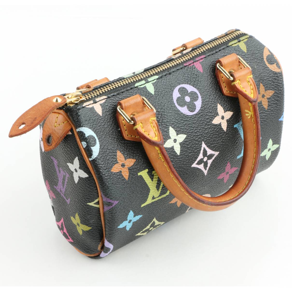 Nano speedy / mini hl cloth handbag Louis Vuitton Multicolour in Cloth -  27477942