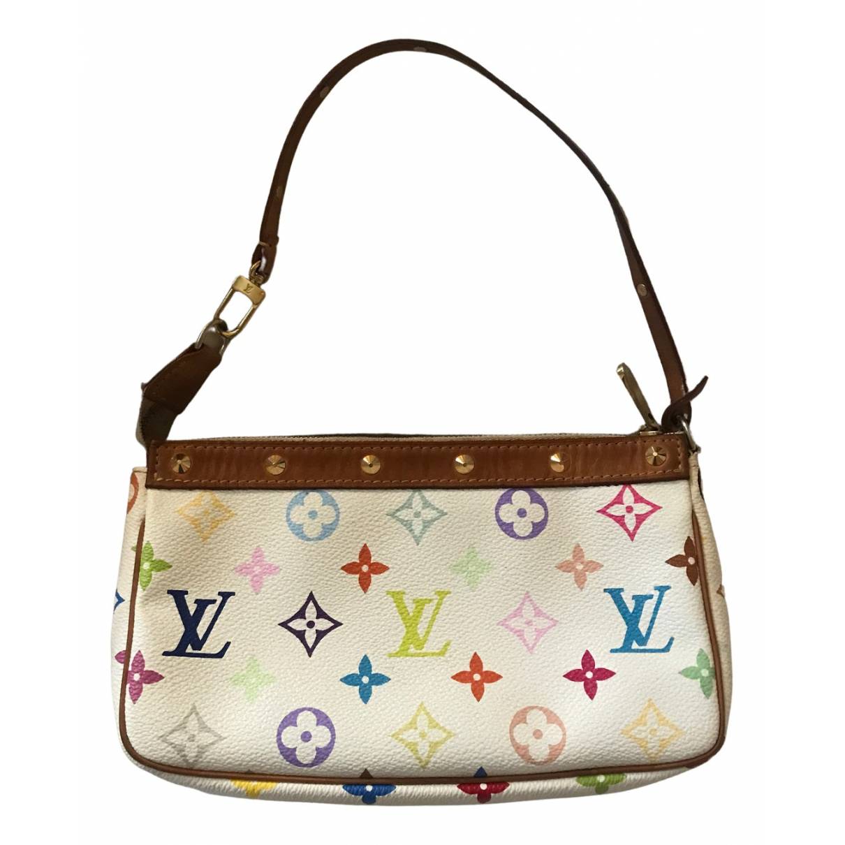 Pochette accessoire cloth handbag Louis Vuitton Multicolour in Cloth -  25708407