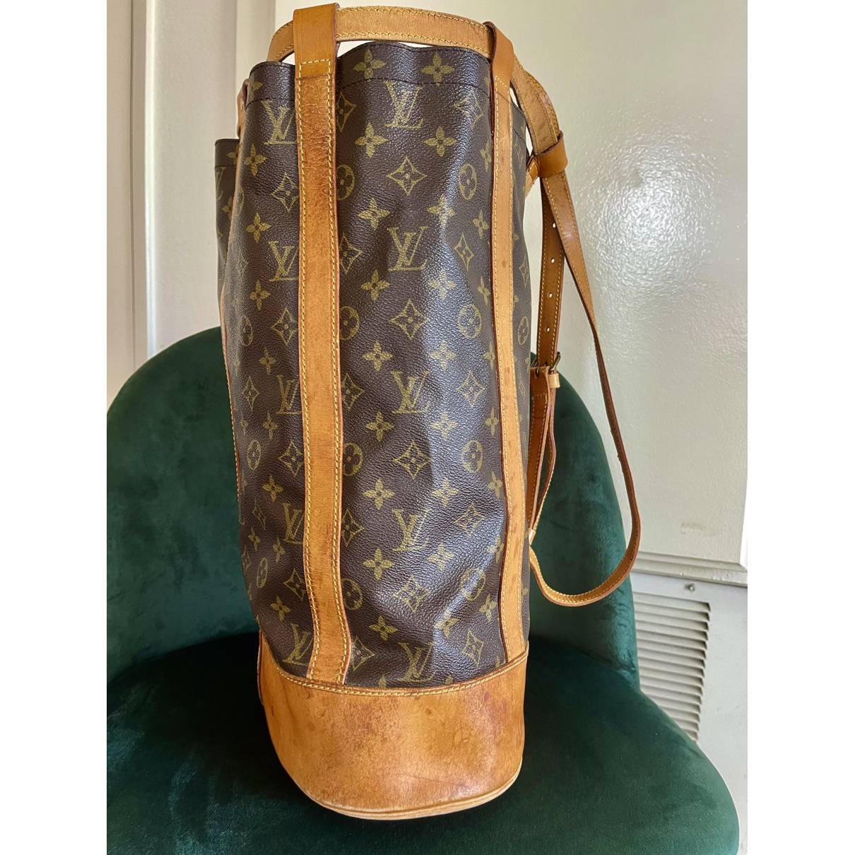 Randonnée cloth backpack Louis Vuitton Multicolour in Cloth - 32495599