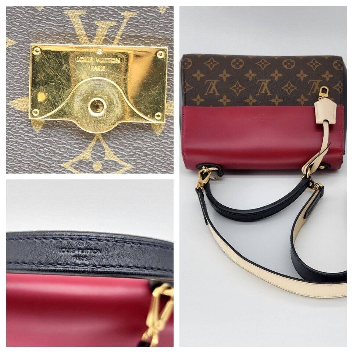 Cluny crossbody bag Louis Vuitton Multicolour in Cotton - 31310010