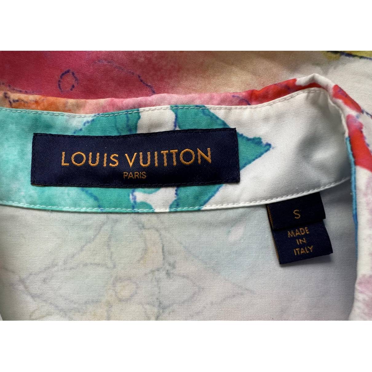 Louis Vuitton Multicolor Watercolor Shirt, Luxury, Apparel on
