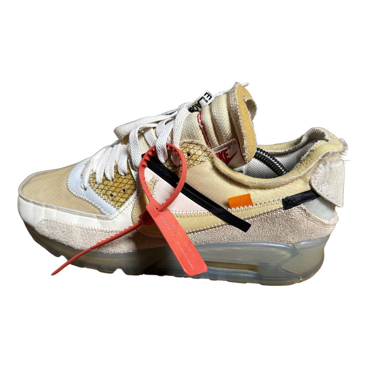 Air max 90 leather low trainers Nike x Off-White Multicolour size 10 US in  Leather - 30014361