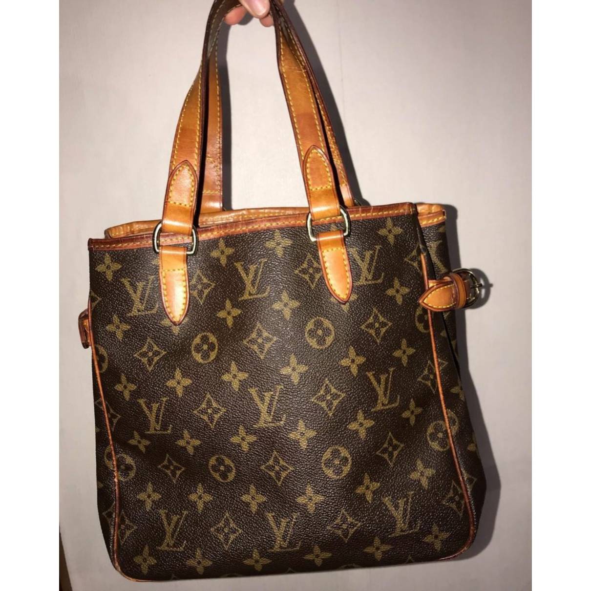 Louis Vuitton Batignolles Leather Handbag