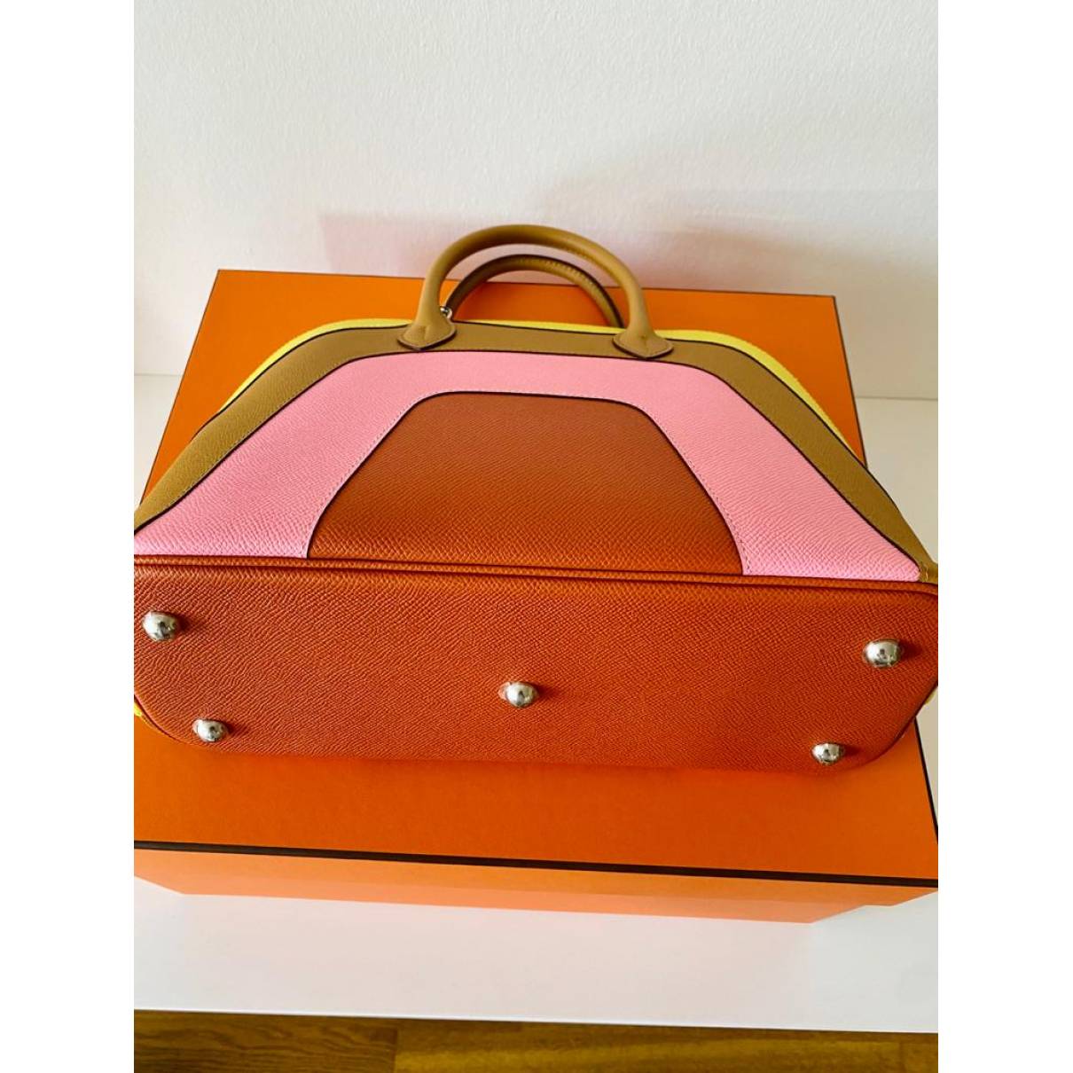 Hermès - Authenticated Bolide Handbag - Leather Multicolour Plain for Women, Never Worn