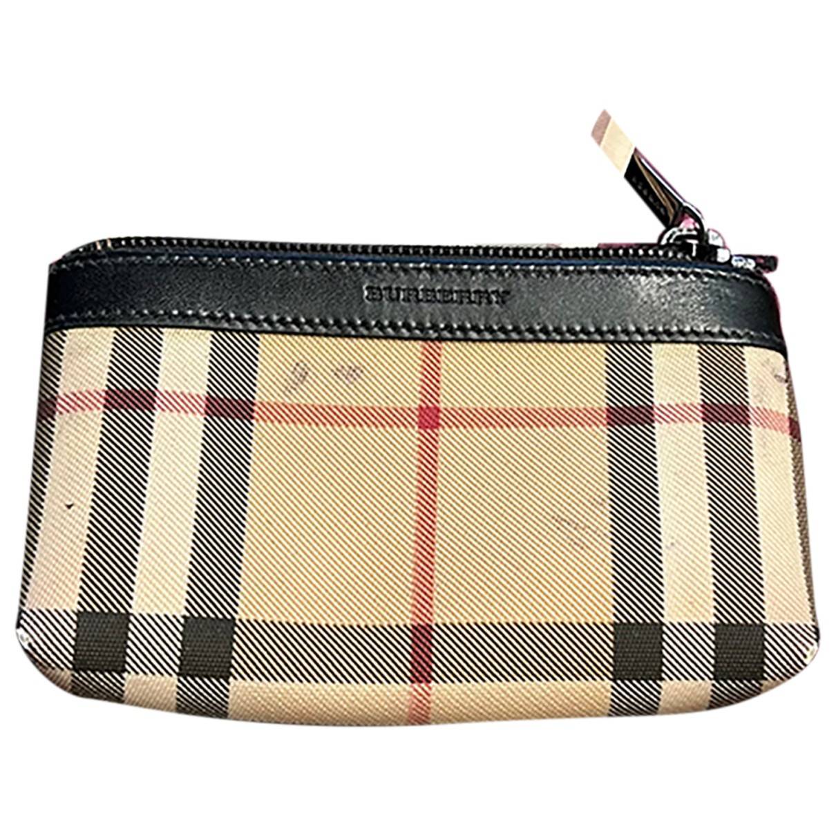 Leather wallet Burberry Multicolour in Leather - 32647446