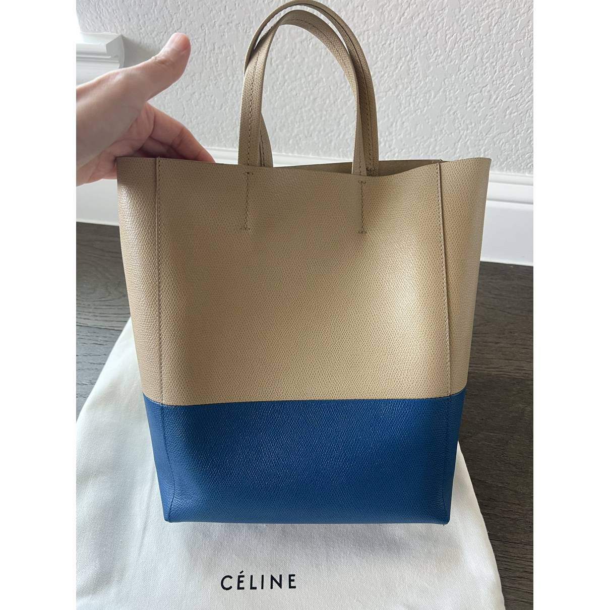 Celine - Authenticated Cabas Handbag - Leather Multicolour Plain for Women, Very Good Condition