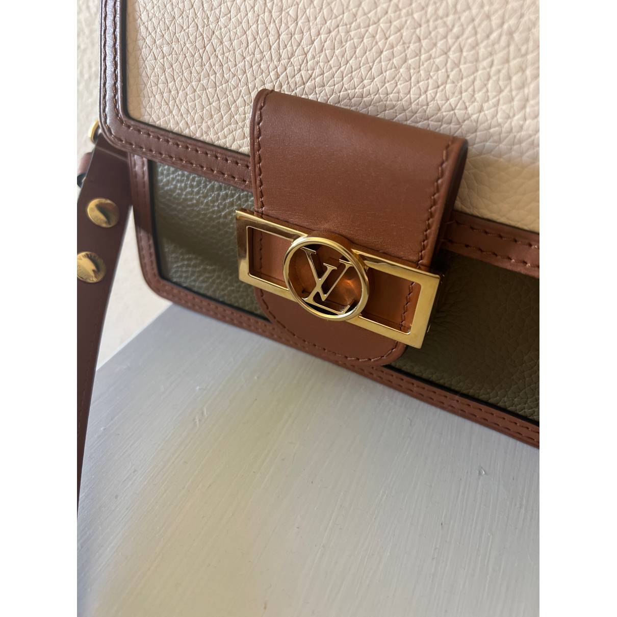 Louis Vuitton - Authenticated Dauphine Mini Handbag - Leather Multicolour Plain for Women, Very Good Condition