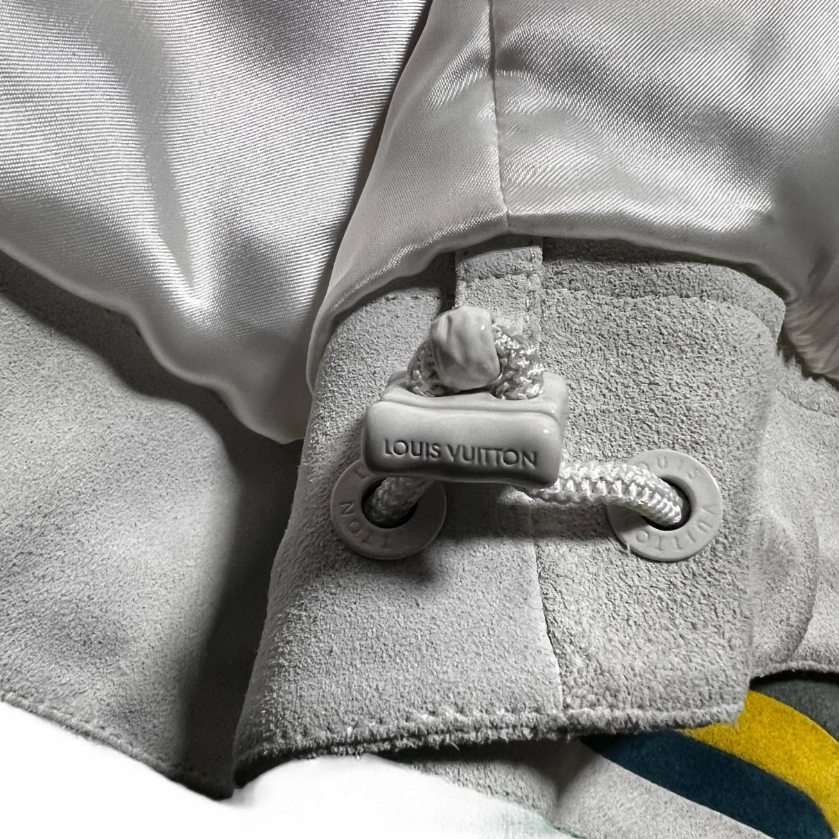 Louis Vuitton Nubuck intarsia admiral jacket