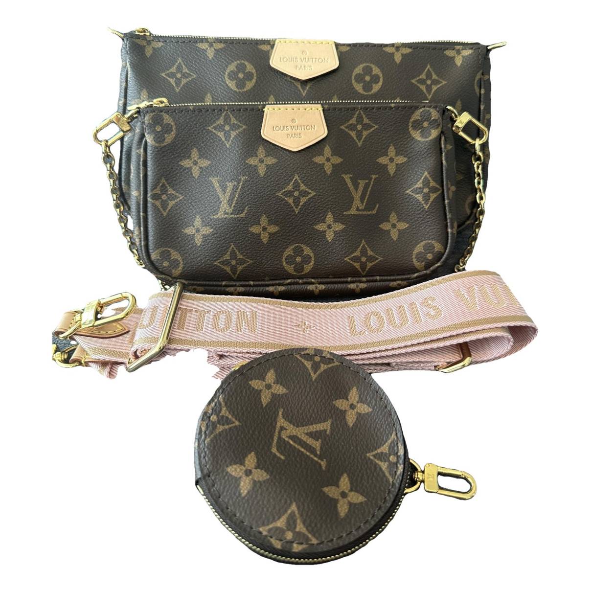 Multi pochette accessoires leather crossbody bag Louis Vuitton Multicolour  in Leather - 37514421
