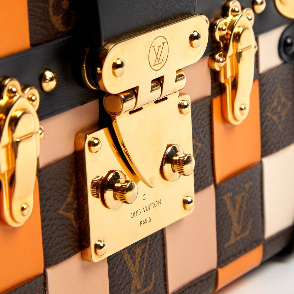 Petite malle leather clutch bag Louis Vuitton Multicolour in Leather -  33211612