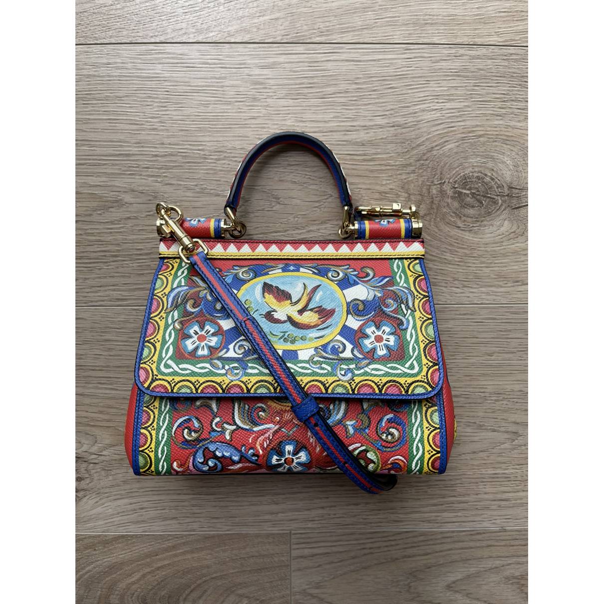 Sicily leather mini bag Dolce & Gabbana Multicolour in Leather