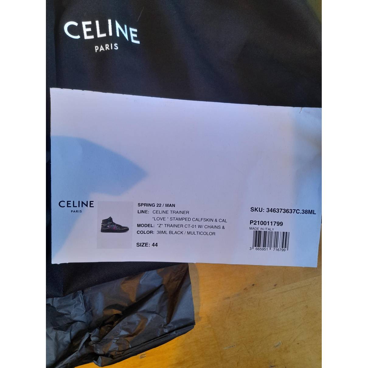 "Z" Trainer CT-01 leather high trainers Celine