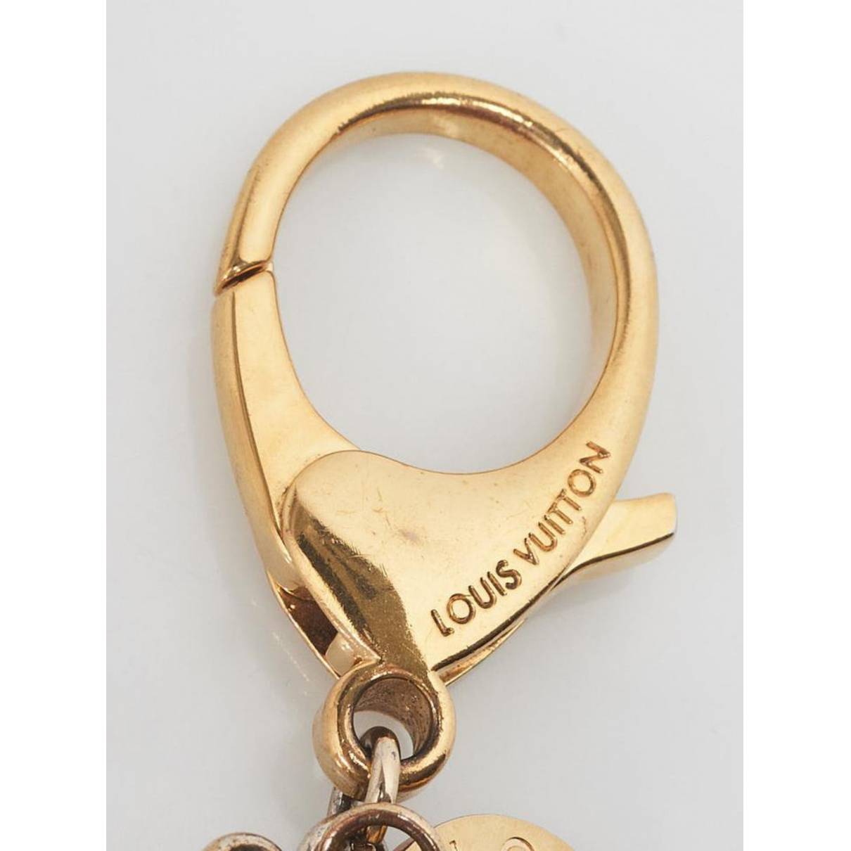 Louis Vuitton Lv nanogram bag charm and key holder (M00362)