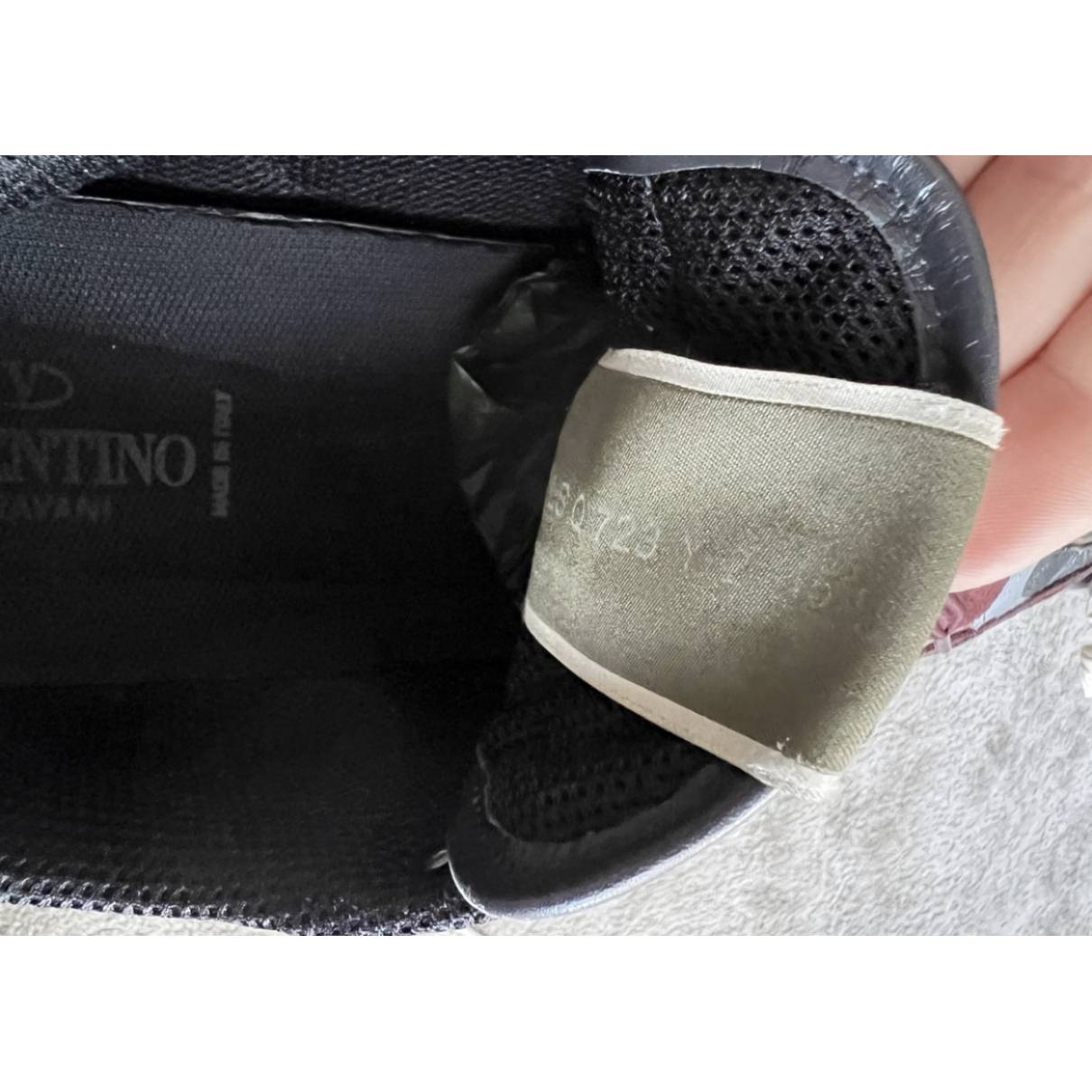 Rockrunner patent leather low trainers Valentino Garavani