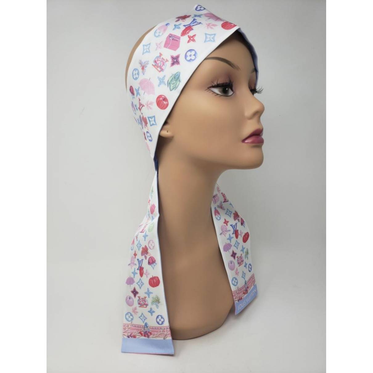 vuitton head scarves