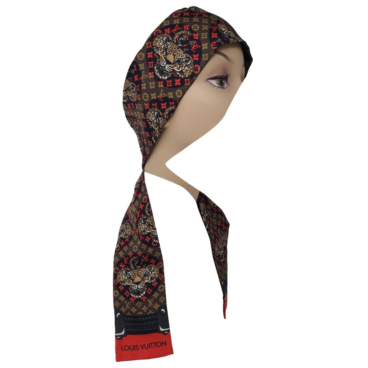 Logomania silk scarf Louis Vuitton Multicolour in Silk - 27925530