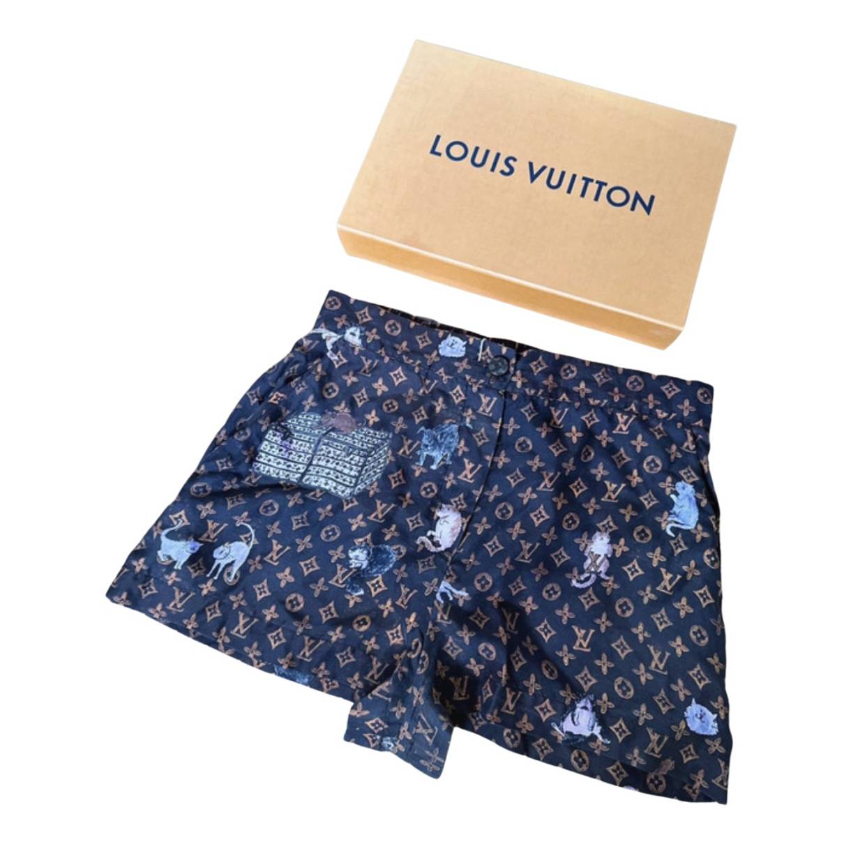 Silk shorts Louis Vuitton Multicolour size 36 FR in Silk - 32681081