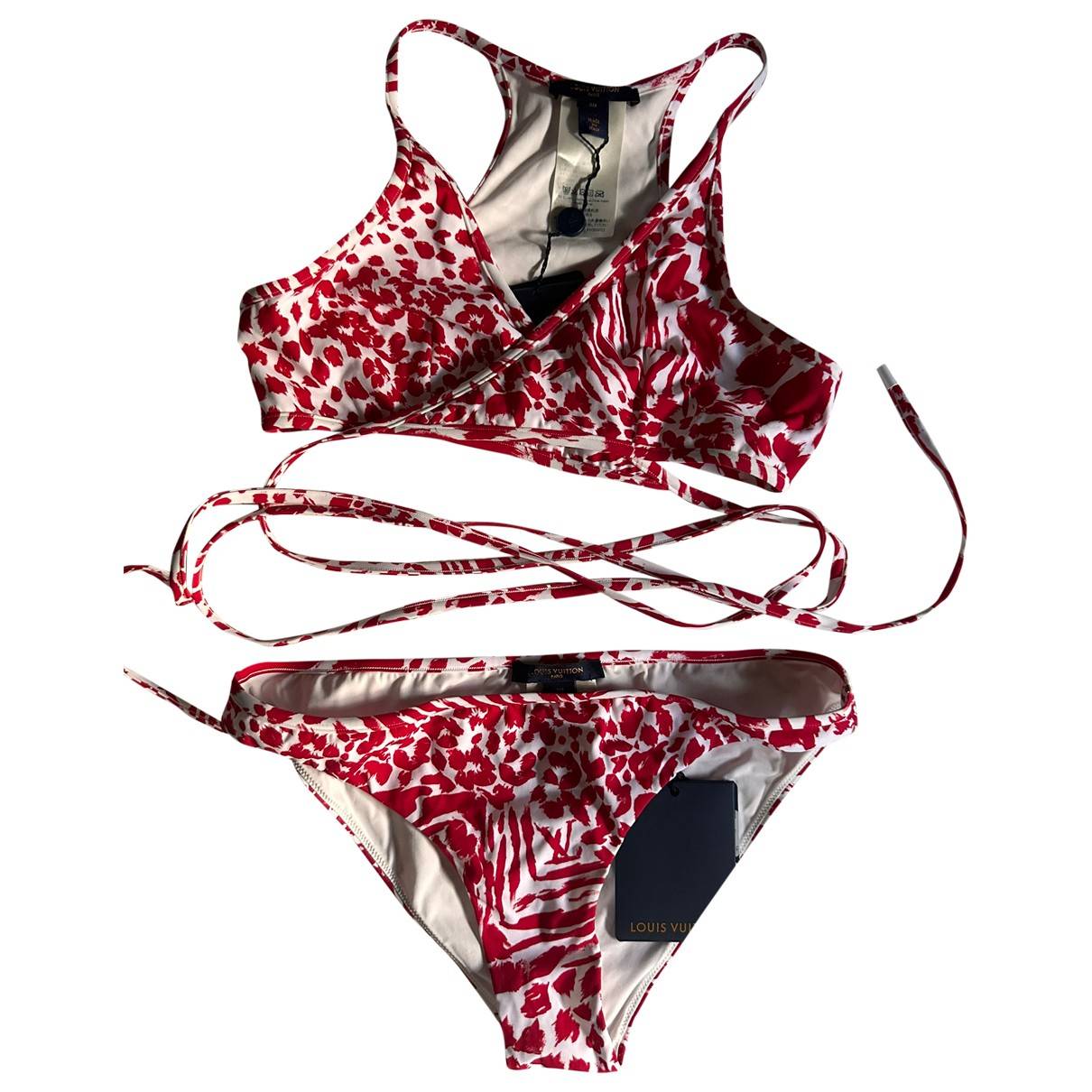 Two-piece swimsuit Louis Vuitton Multicolour size 42 FR in Synthetic -  31691866