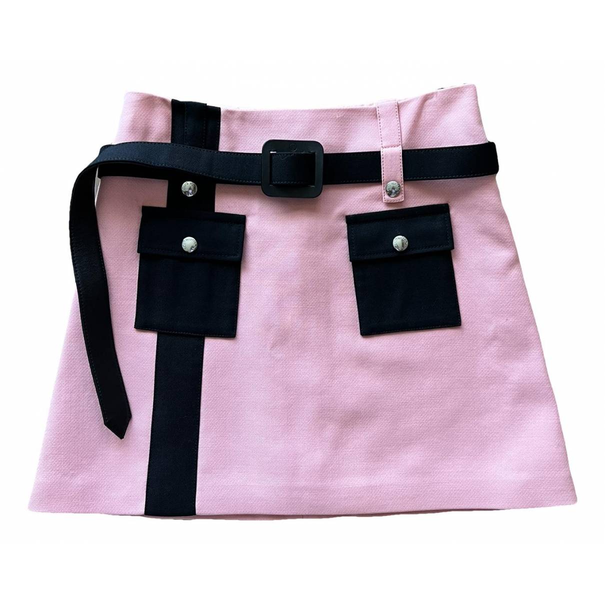 Wool mini skirt Louis Vuitton Multicolour size 36 FR in Wool - 34997462