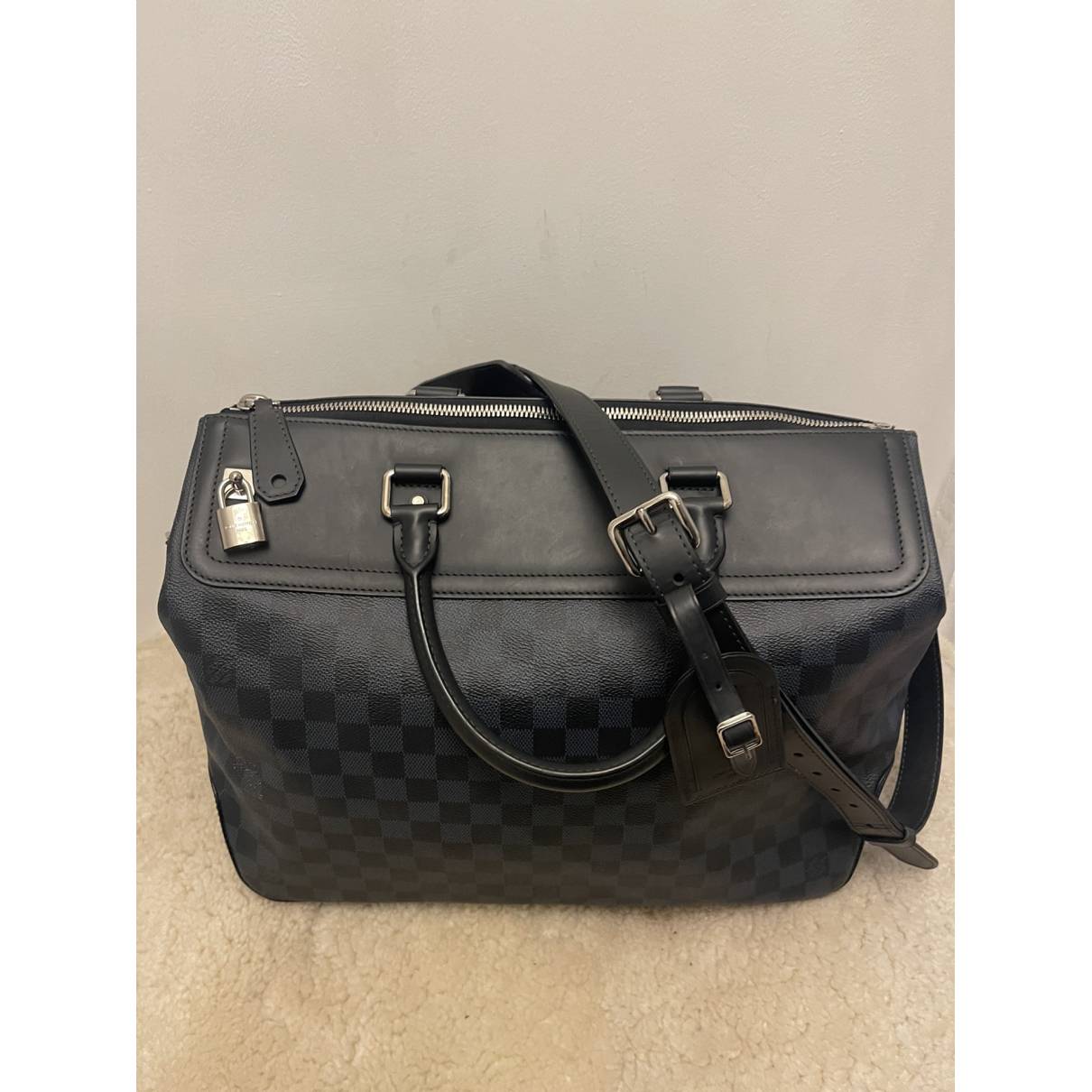 Neo Greenwich leather travel bag