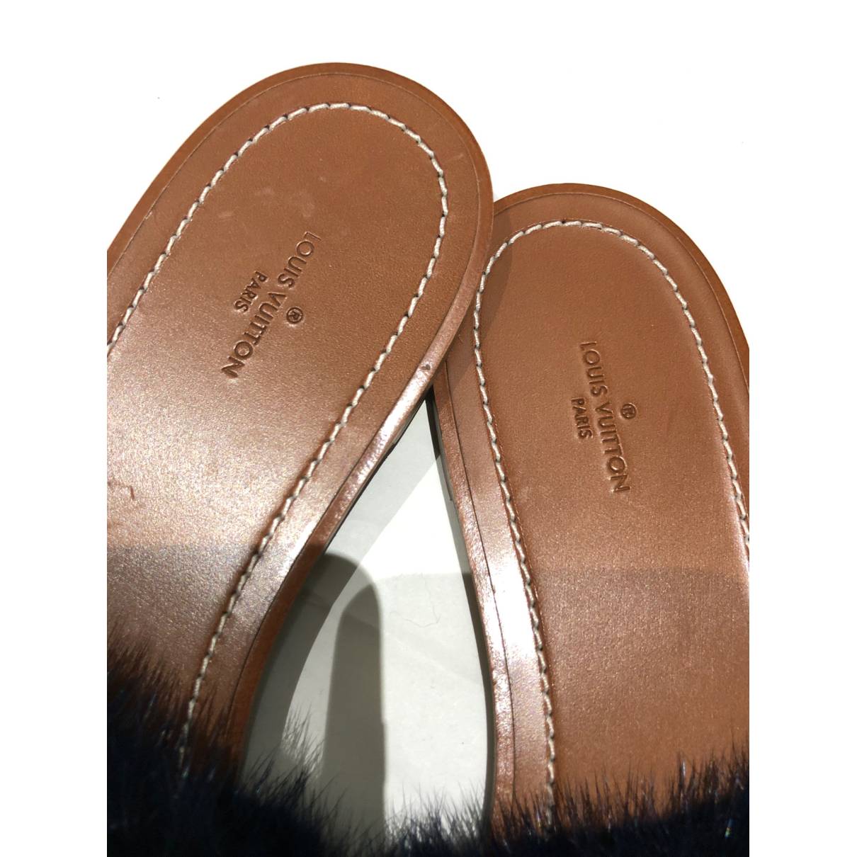 Louis Vuitton Lock it Flat Mule Sandals