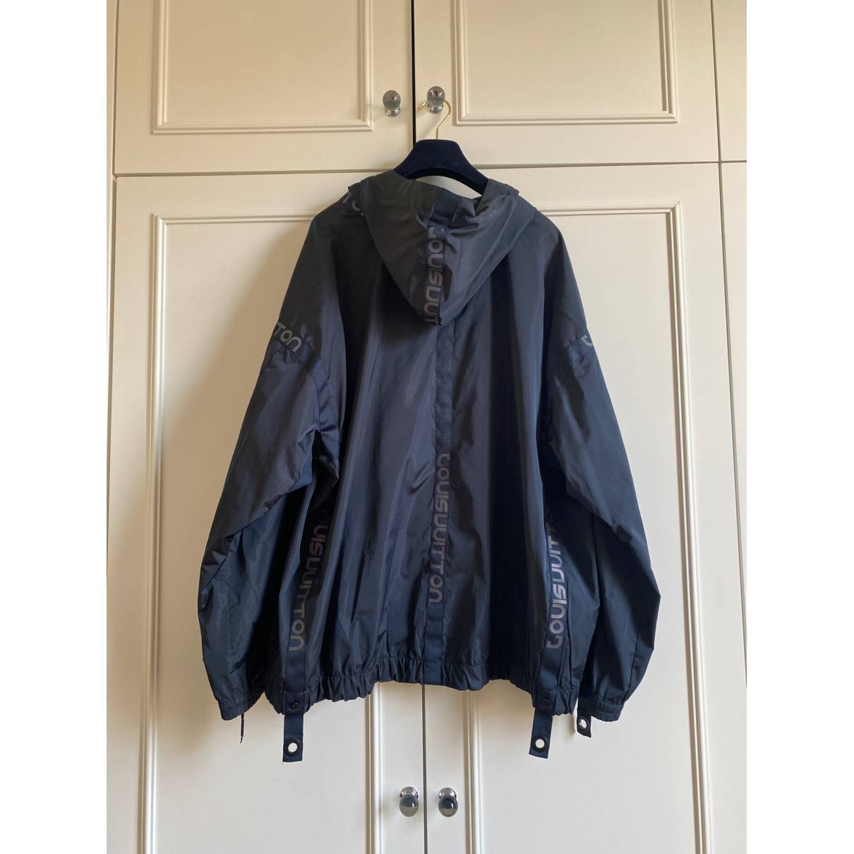 Louis Vuitton - Authenticated Jacket - Polyester Navy for Men, Good Condition