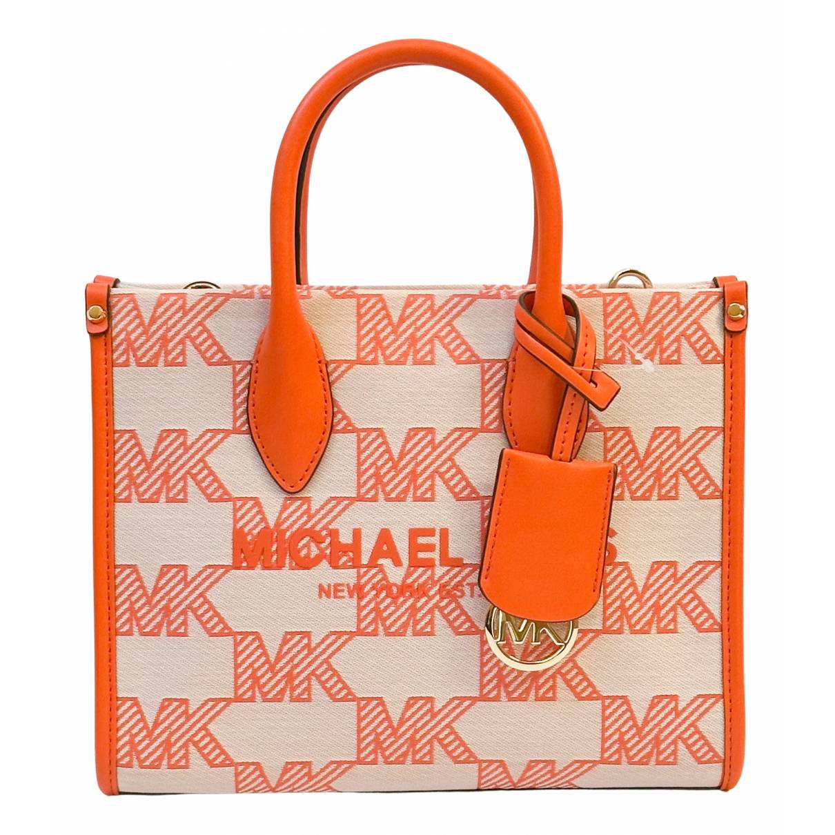 Michael Kors Orange Shoulder Bags