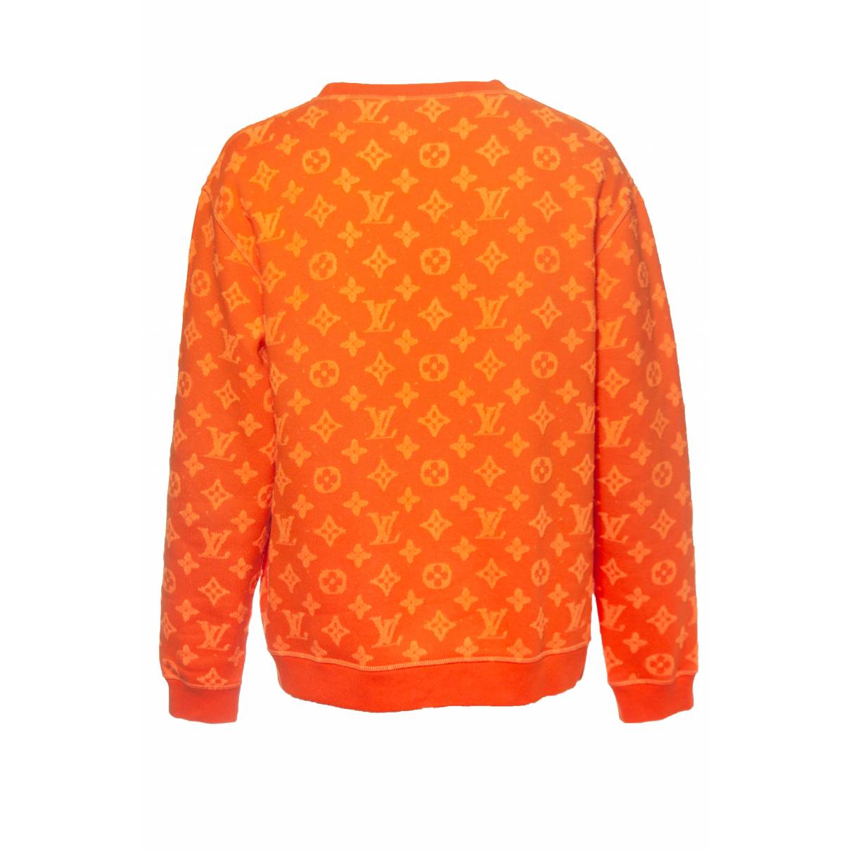 Sweatshirt Louis Vuitton Orange size XXL International in Cotton