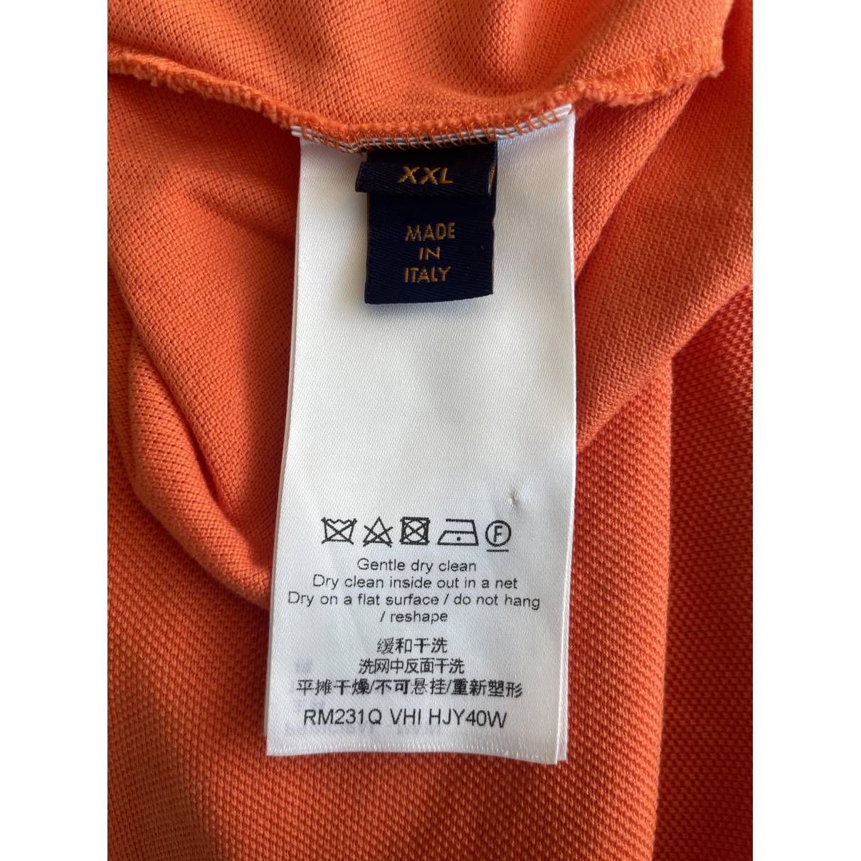 Louis Vuitton - Authenticated T-Shirt - Cotton Orange for Men, Very Good Condition