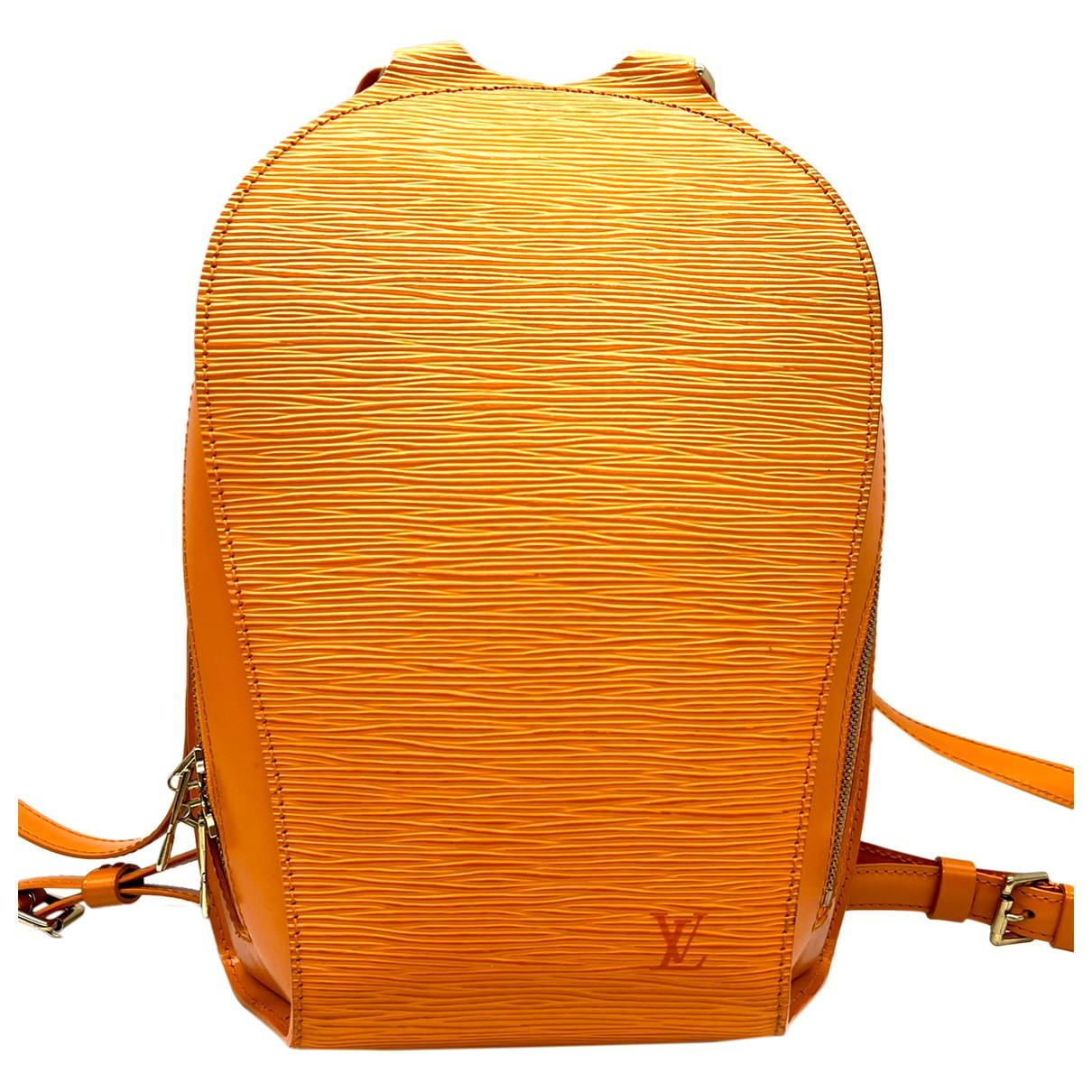 louis vuitton backpack orange