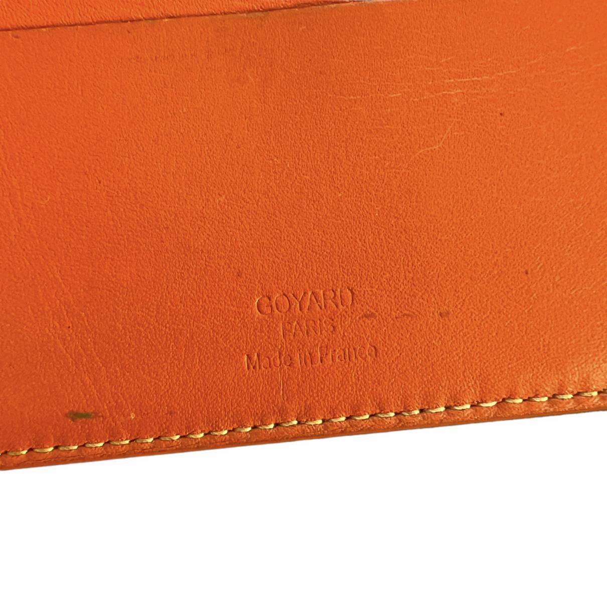 Authentic Goyard Richelieu Orange Wallet Monogramed