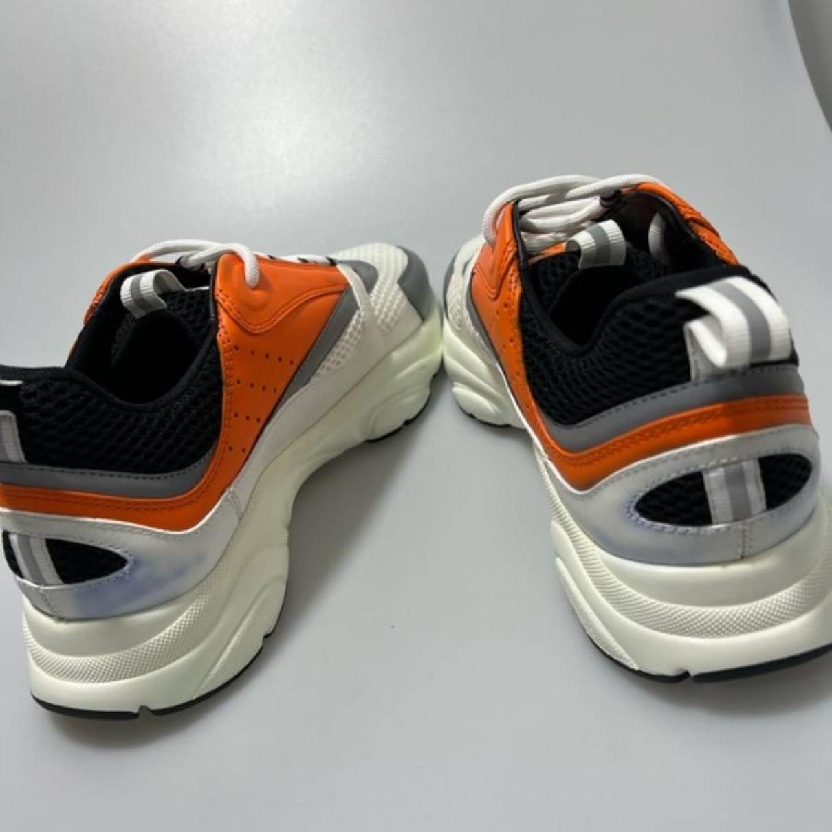 Dior, Shoes, Dior B22 Orange White Sneakers Mens Eu 42us 9