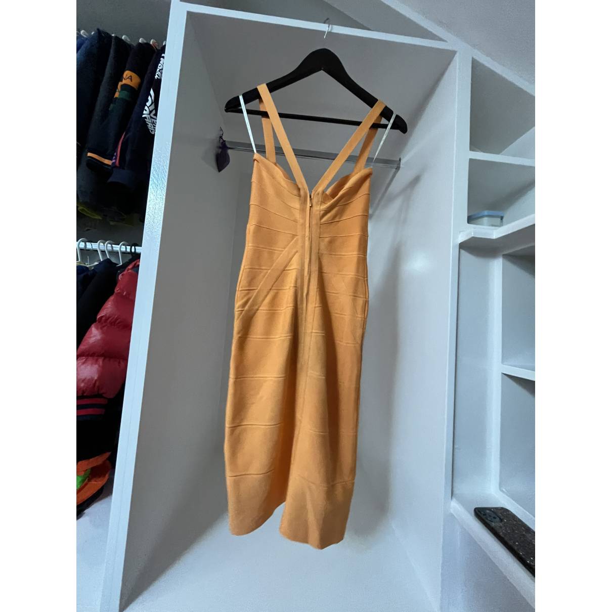 Buy Herve Leger Mid-length dress online