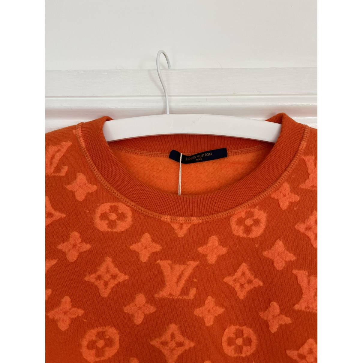 Sweatshirt Louis Vuitton Orange size M International in Other - 19313532