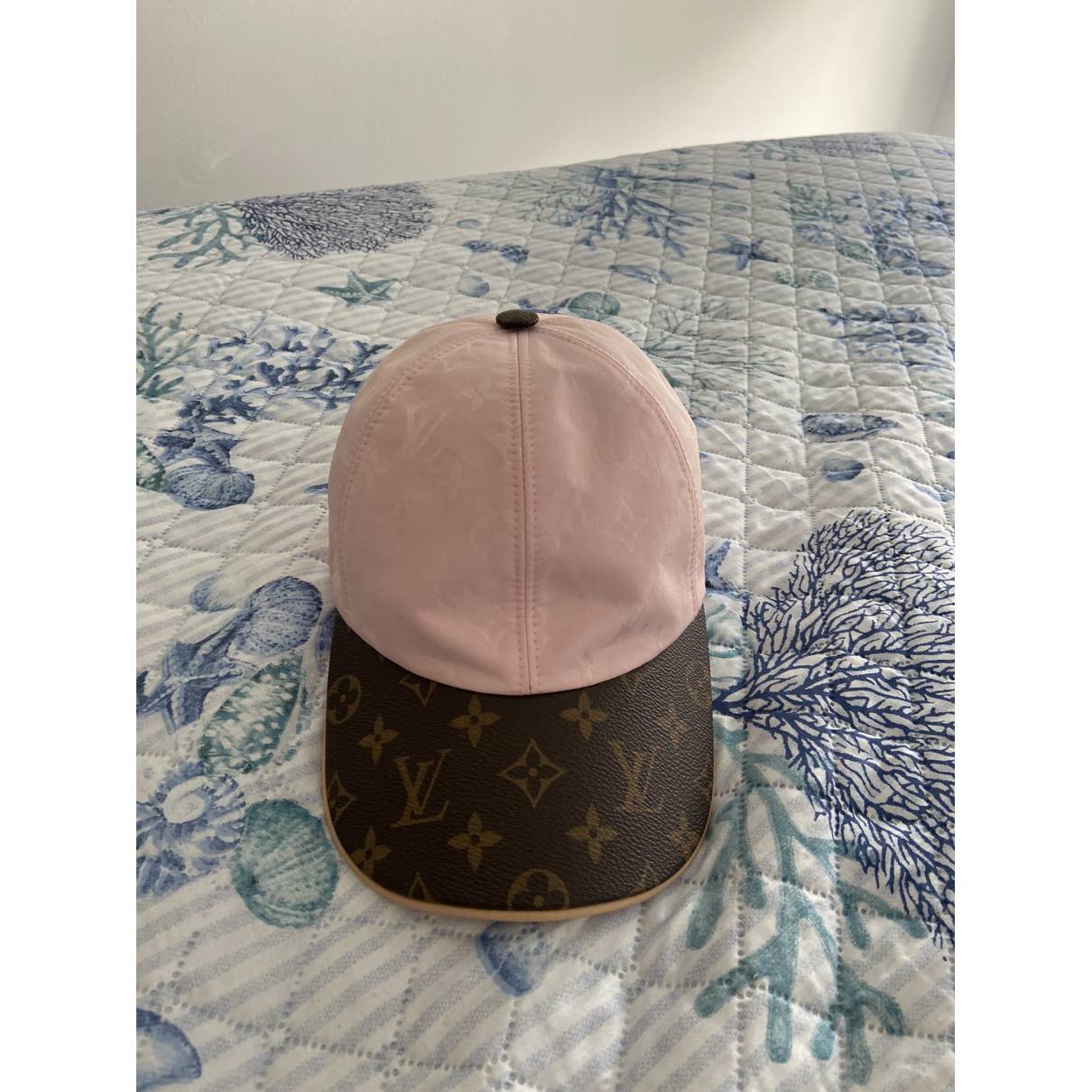 Louis Vuitton - Authenticated Hat - Cloth Pink for Women, Good Condition
