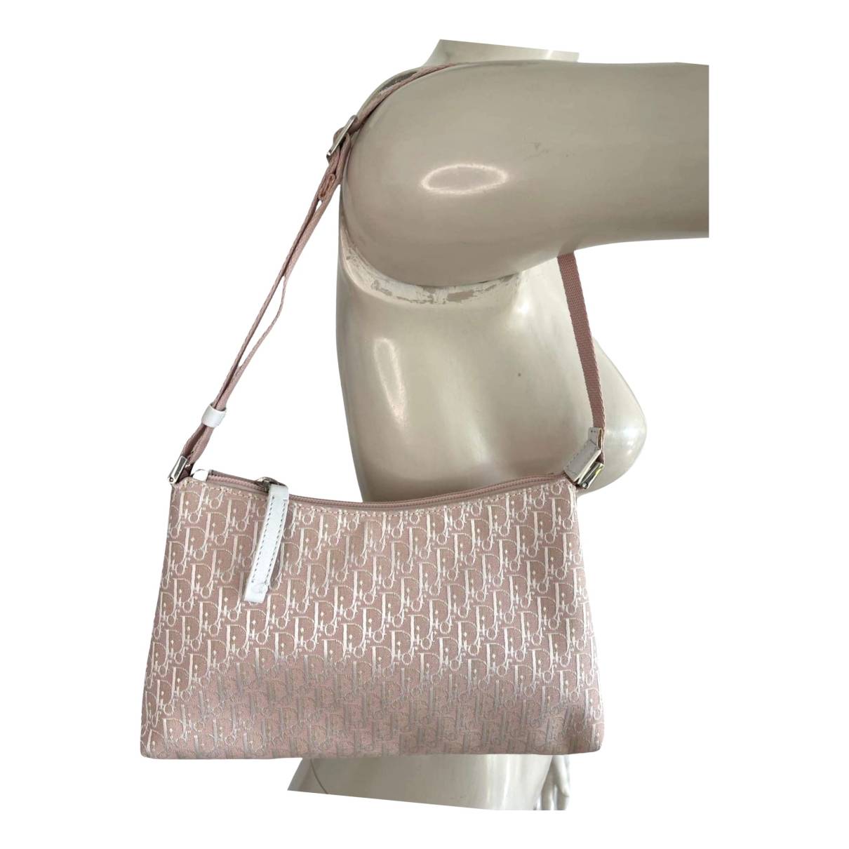 Saddle cloth handbag Dior Pink in Cloth - 32648732