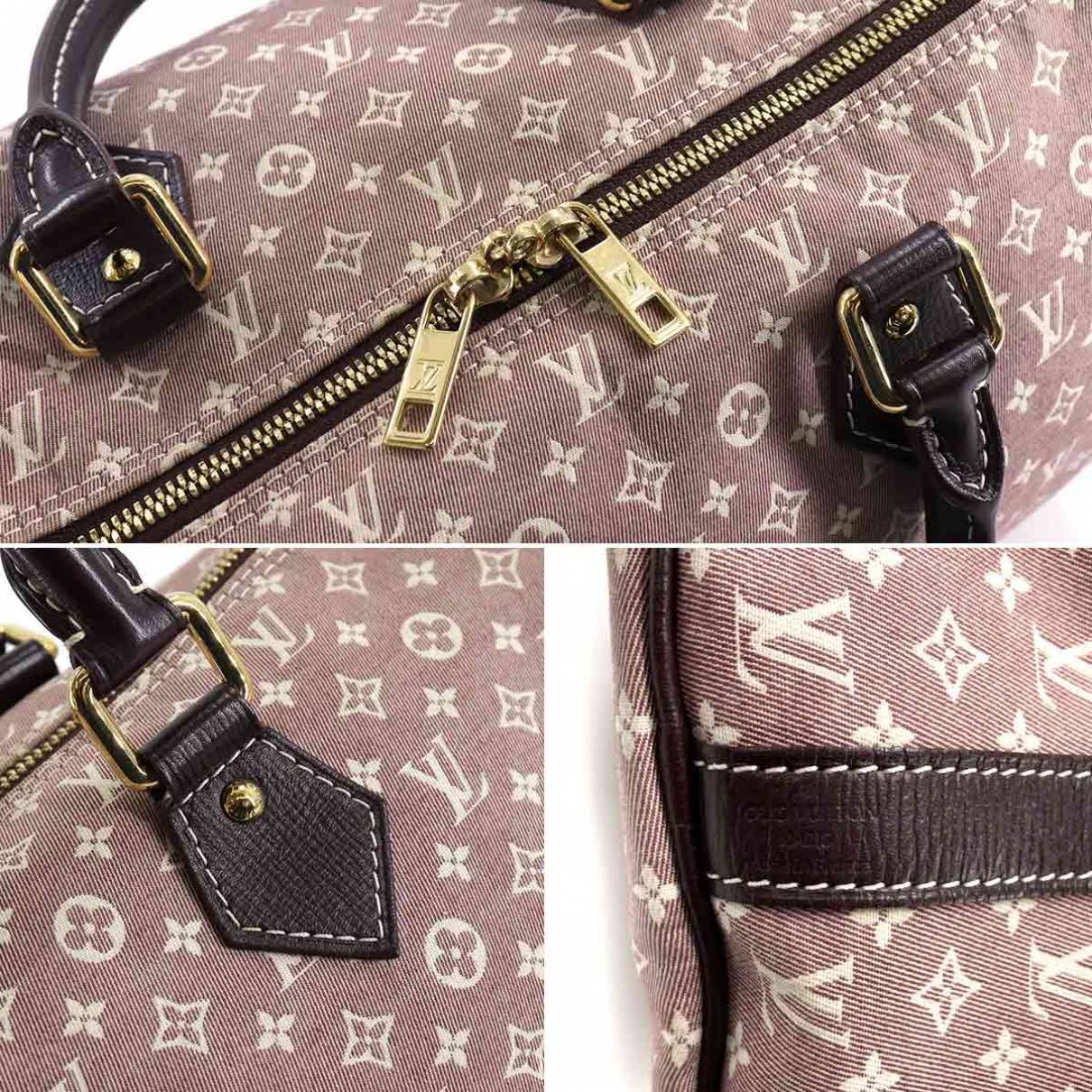 Louis Vuitton Speedy Bandouliere Bag Mini Lin 30 Red 69044436