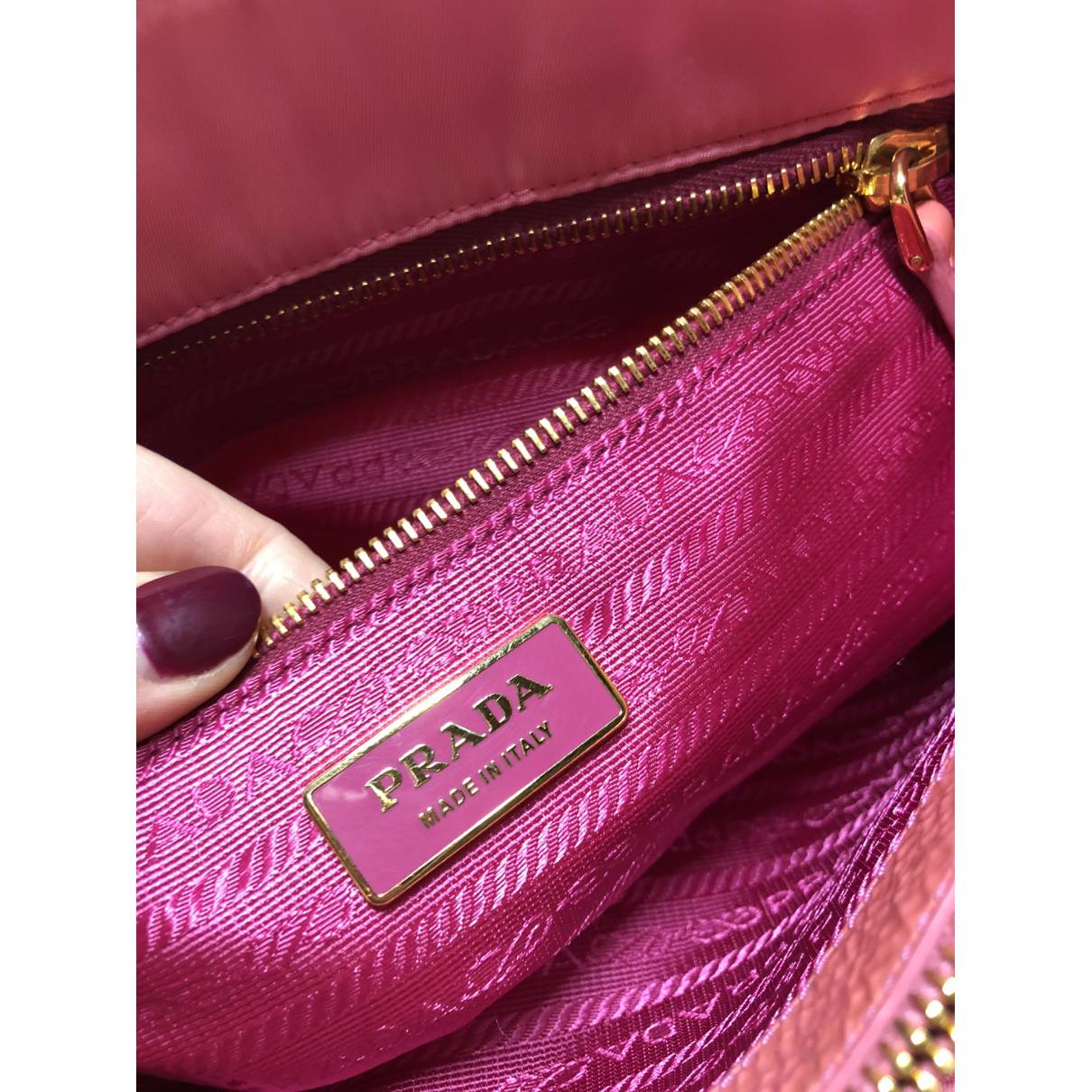 Buy Prada Tessuto city cloth handbag online