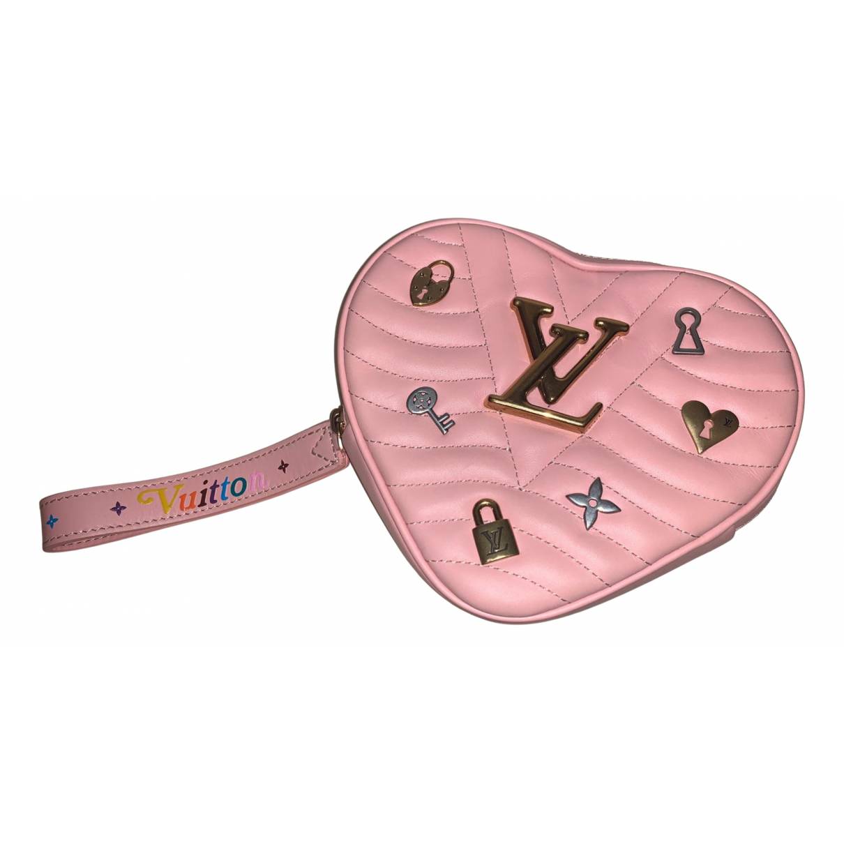 Coeur new wave leather crossbody bag Louis Vuitton Pink in Leather