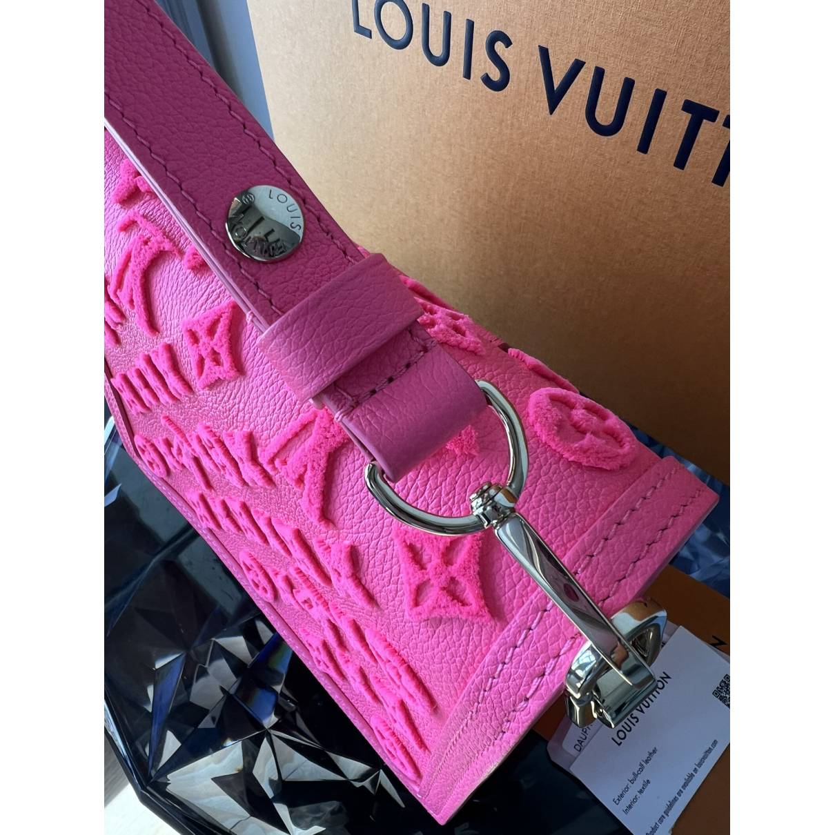 Louis Vuitton - Authenticated Dauphine Mini Handbag - Leather Pink For Woman, Very Good condition