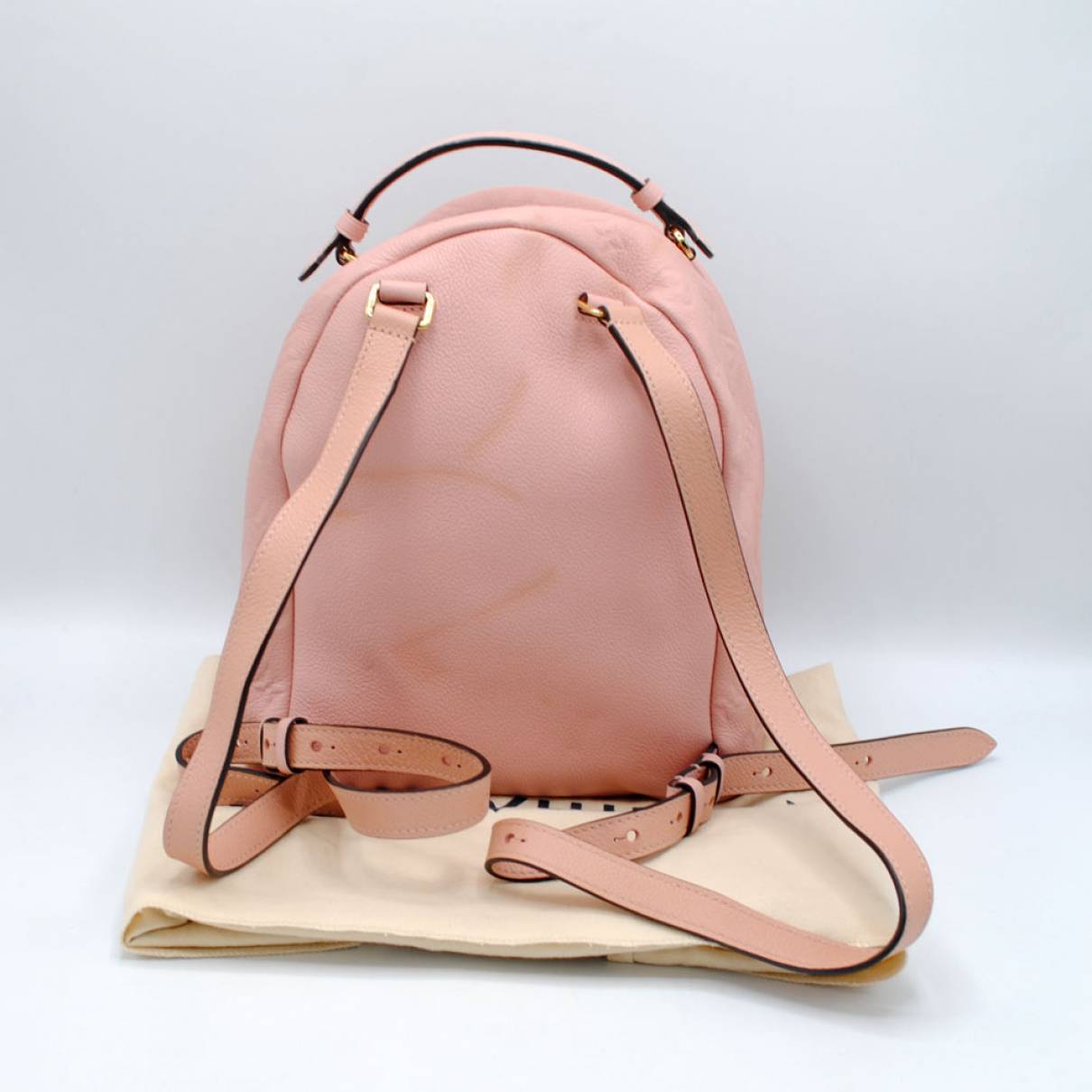 replica pink louis vuitton mini backpack