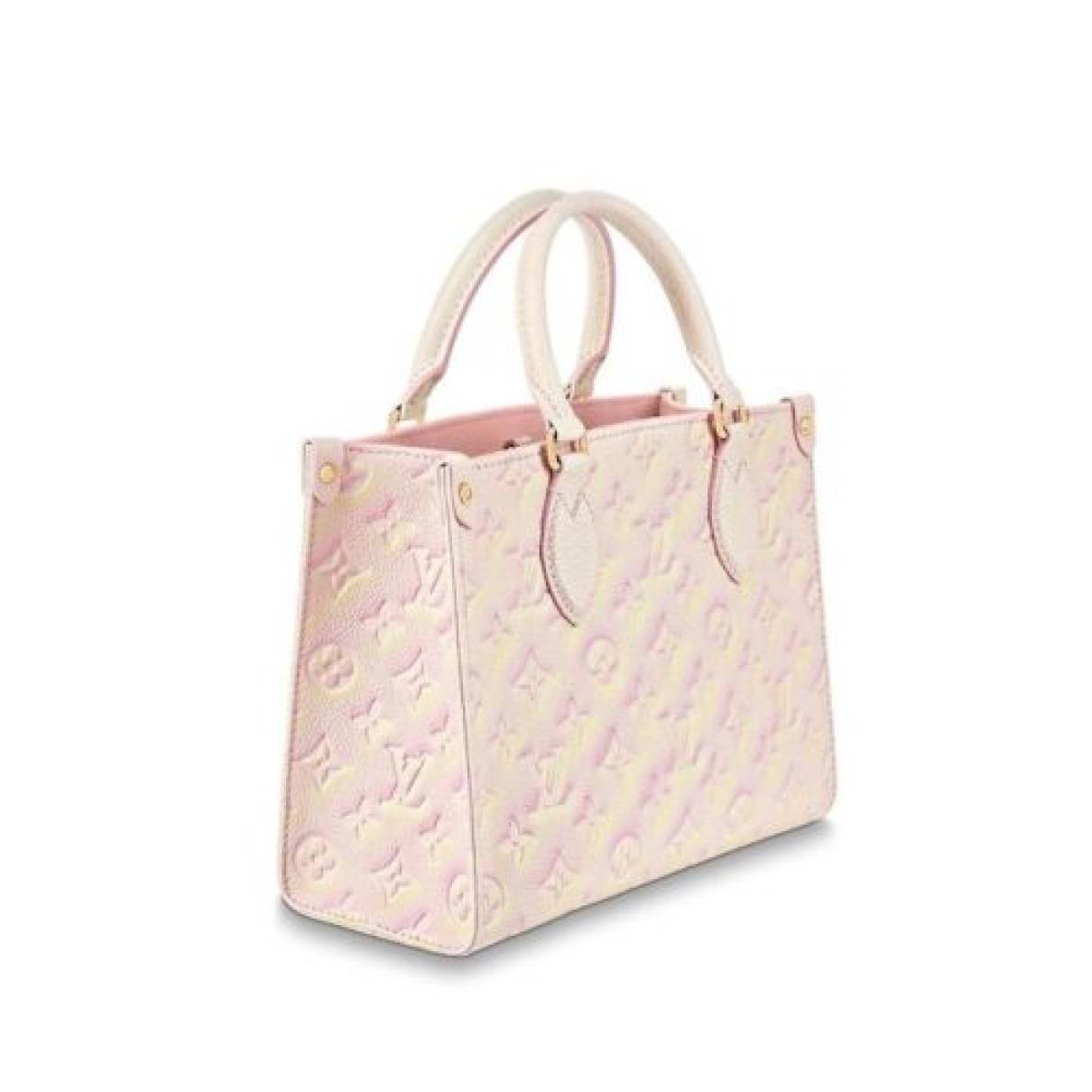 Leather handbag Louis Vuitton Pink in Leather - 31347013