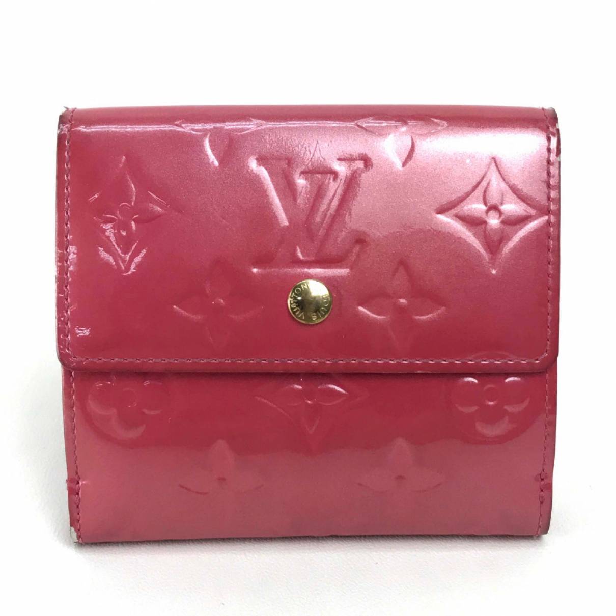 Leather wallet Louis Vuitton Pink in Leather - 24000512