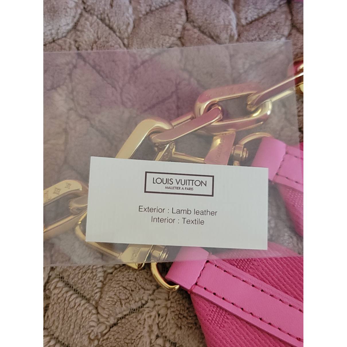 Louis Vuitton - Authenticated Musette Tango Handbag - Leather Pink for Women, Never Worn, with Tag