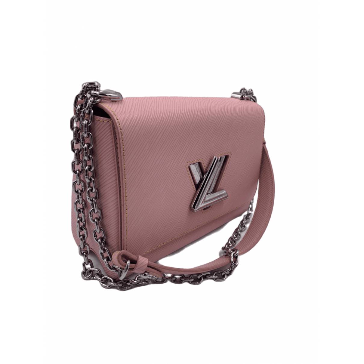 Twist leather crossbody bag Louis Vuitton Pink in Leather - 19983332