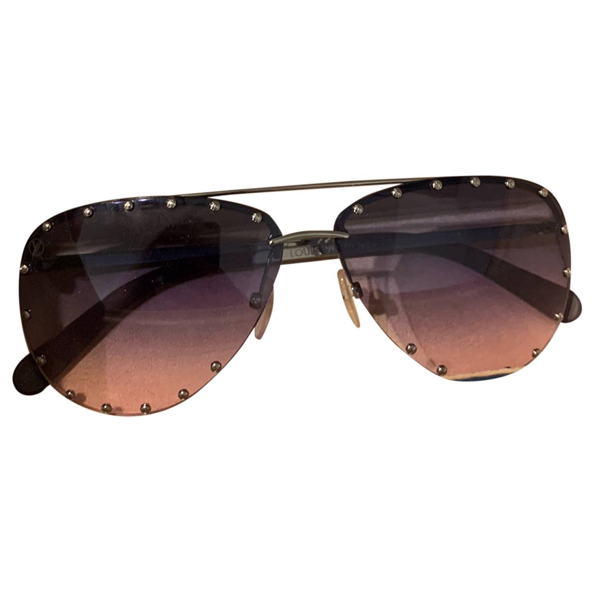 Drive aviator sunglasses Louis Vuitton Pink in Metal - 32590943
