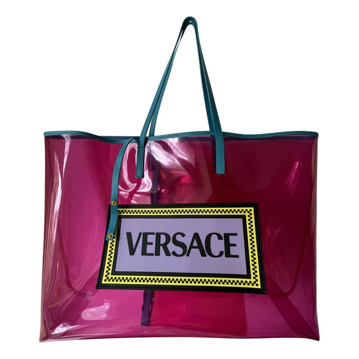 Tote Versace Pink in Plastic - 32629178