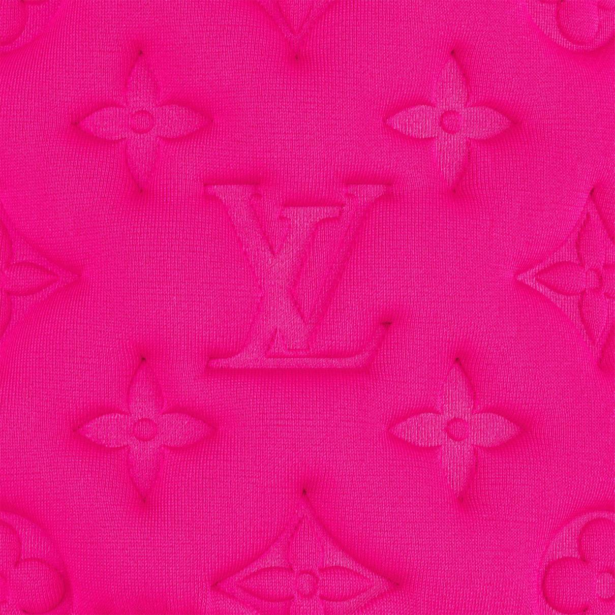 Mules Louis Vuitton Pink size 41 EU in Polyester - 23465563